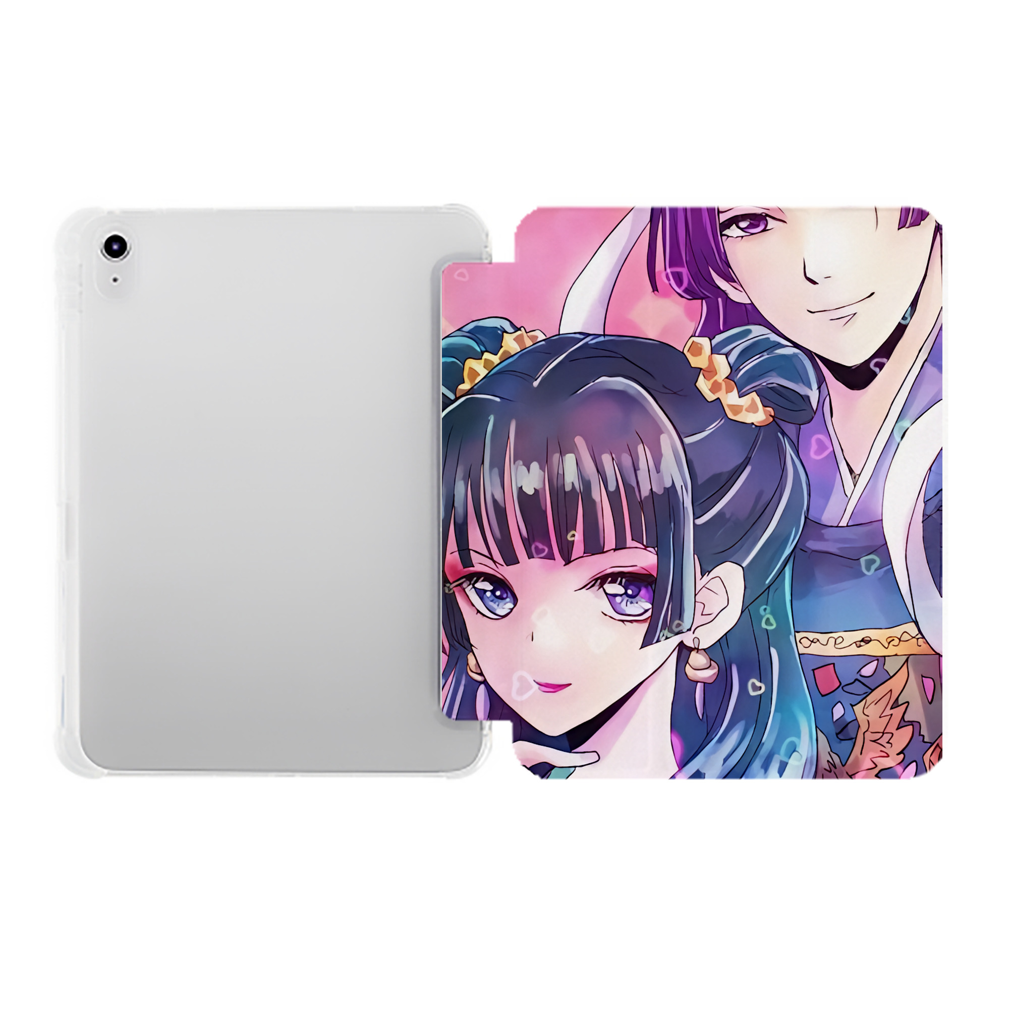 （画像用） 薬屋のひとりごと The Apothecary Diaries IPad ケース ペン収納付き 三つ折りスタンド PUレザー×シリコン 対応機種9.5/10.5/10.9インチ